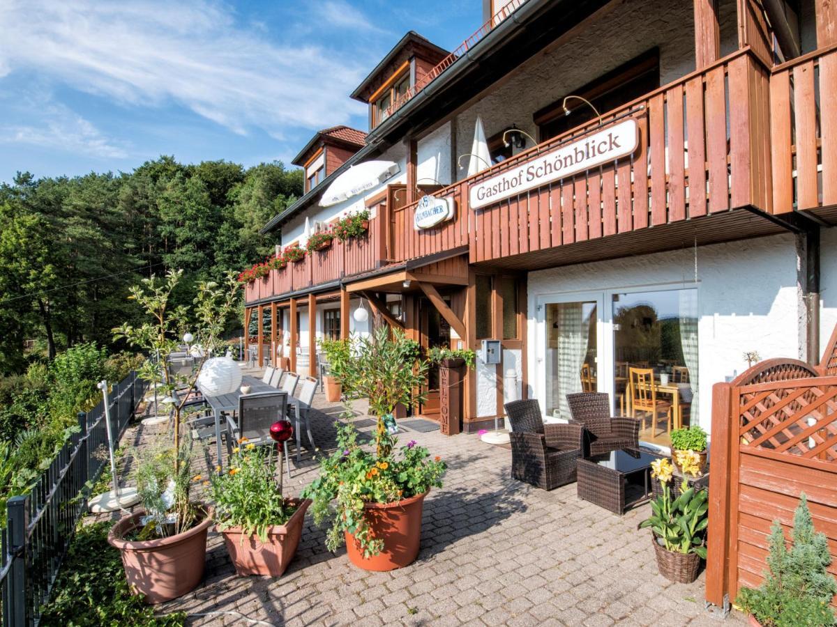 Gasthof Schoenblick Goessweinstein Dış mekan fotoğraf